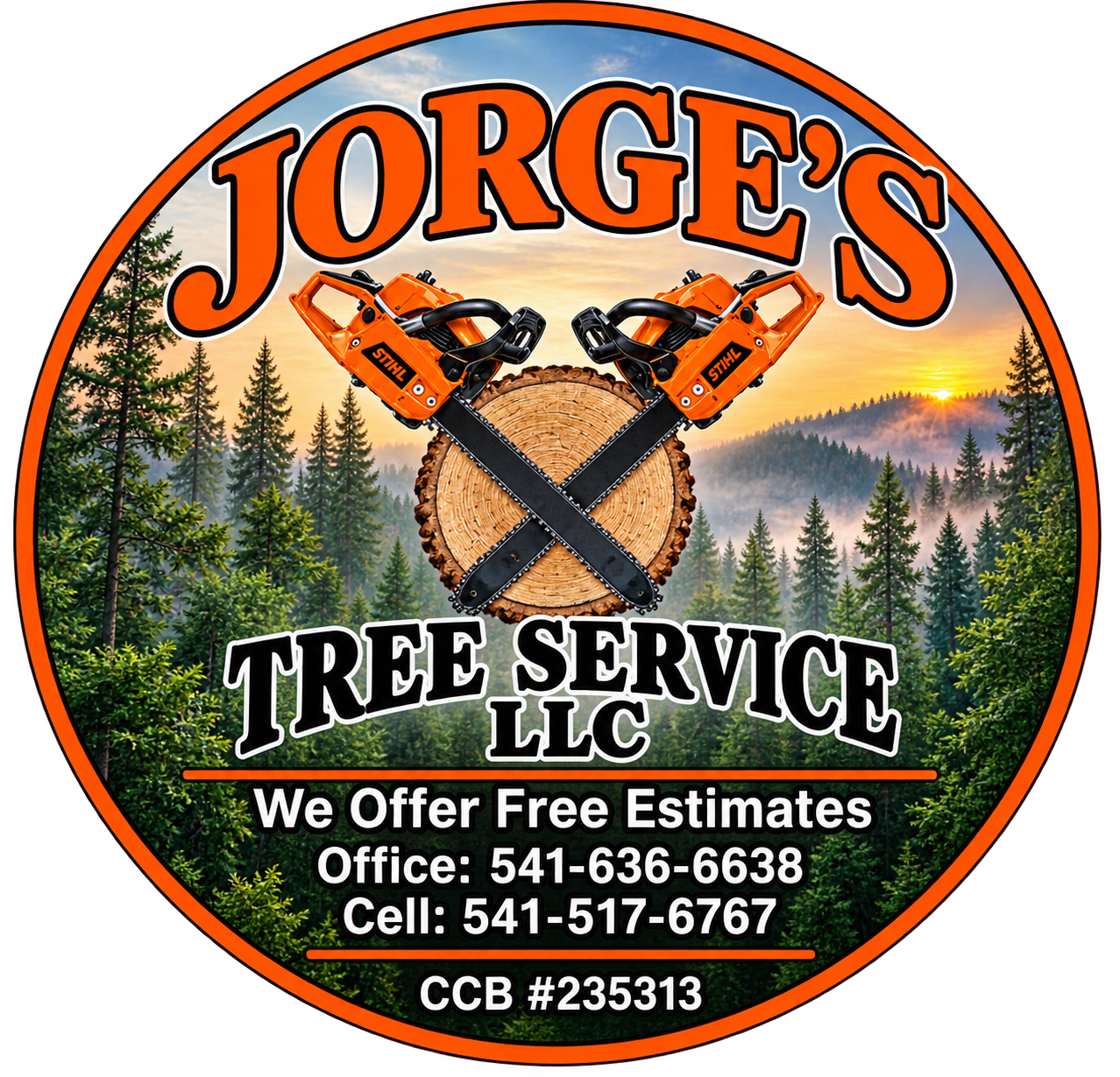 Jorge’s Tree Service LLC official logo